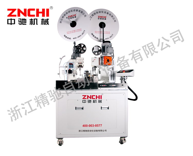 ZC-02S全自動(dòng)雙頭端子壓著機(jī)(伺服) ZC-02S全自動(dòng)雙頭端子壓著機(jī)(伺服)