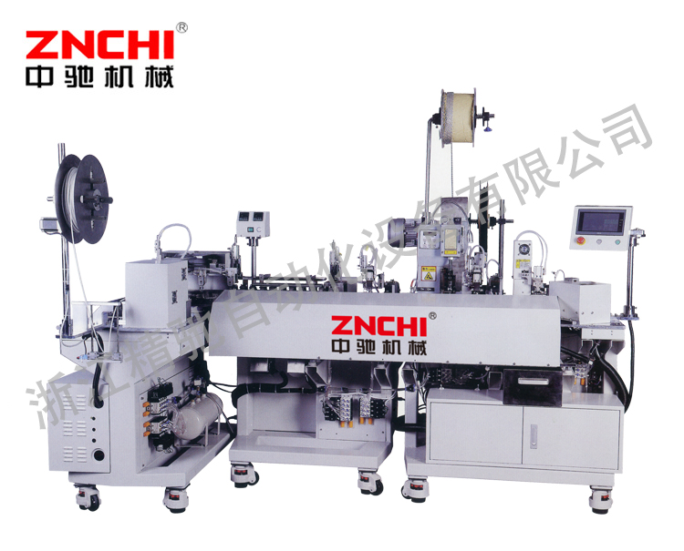 ZC-61216-C全自動切線剝皮單頭后壓端子機(jī)(穿熱縮管黃臘管) ZC-61216-C全自動切線剝皮單頭后壓端子機(jī)(穿熱縮管黃臘管)